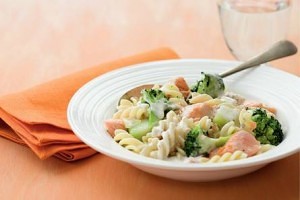 Pasta met Zalm en Brocolli