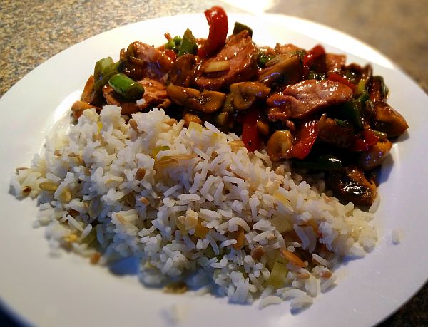 Varkenshaas uit de wok